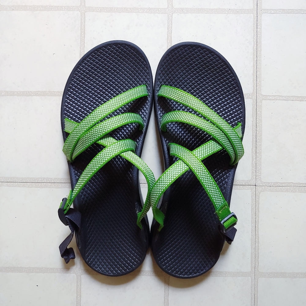 Lime Green Chacos